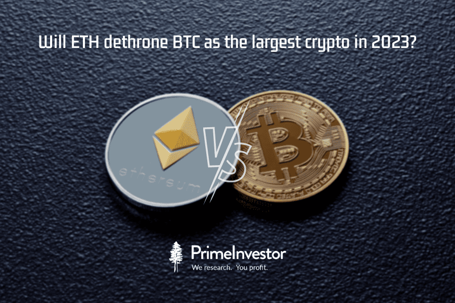 ETH, BTC, ETH vs BTC