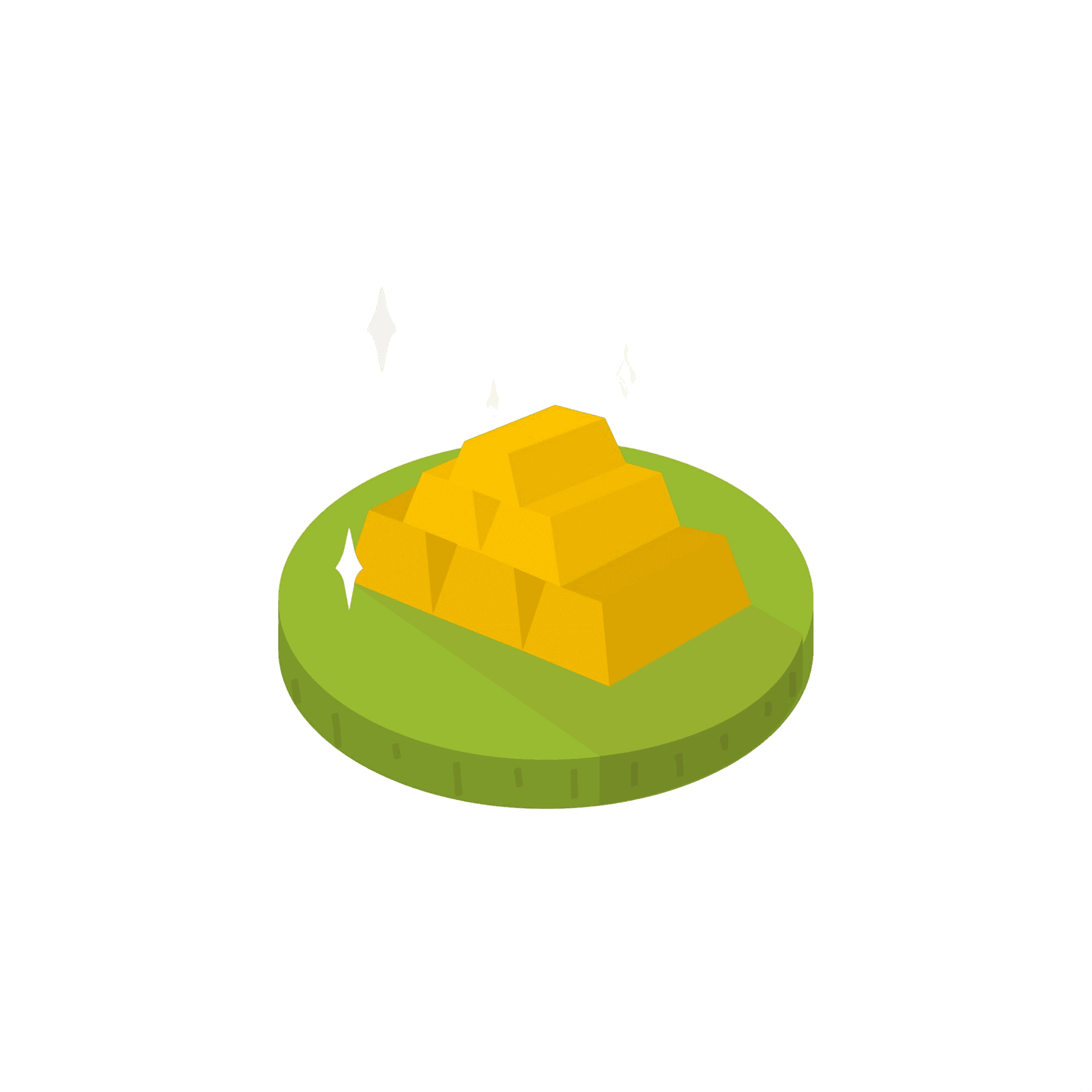 Gold Investment Illustration
